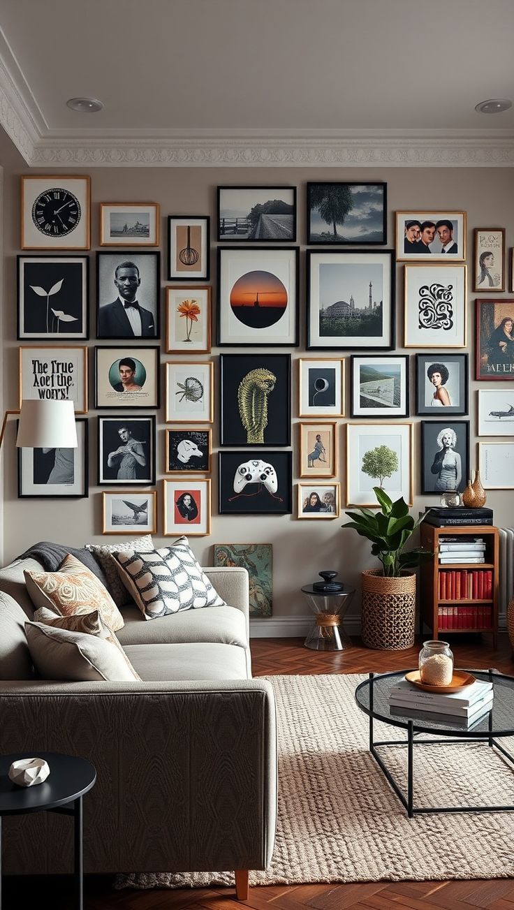 12 Stunning Gallery Wall Ideas That’ll Make You Say 'Wow!' - Personalized Touch: Family Memories