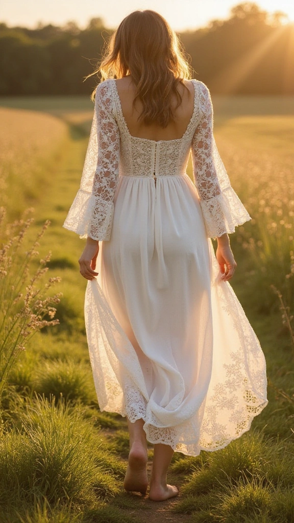 18 Stunning Boho Dresses Everyone Will Want to Borrow (Check Out #15!) - 2. Lace Midi Dress