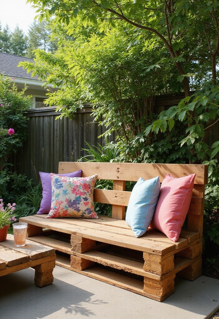 18 Stunning Upcycled Furniture Ideas That Will Leave You in Awe (Wait Until You See #11!) - 8. Repurposed Pallet Bench