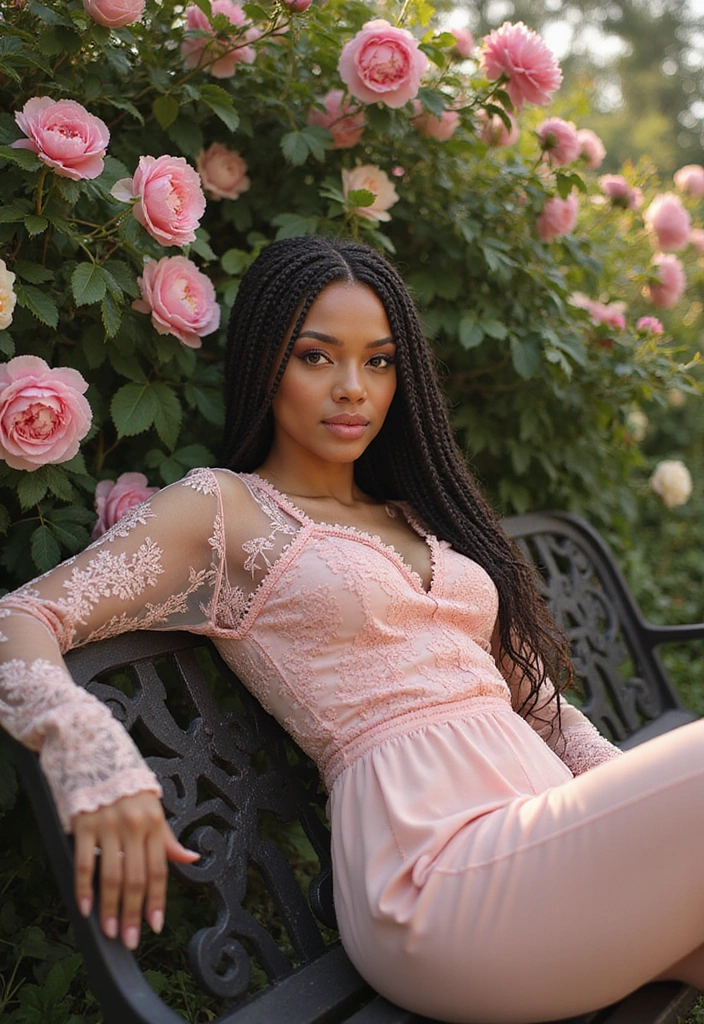 28 Elegant Jumpsuits for Women That Will Elevate Your Wardrobe! - 13. Blush Lace in an English Rose Garden