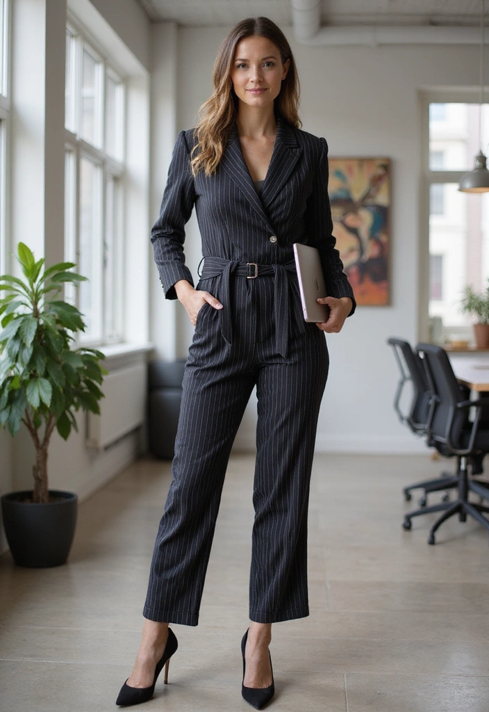 28 Elegant Jumpsuits for Women That Will Elevate Your Wardrobe! - 5. Tailored Perfection for Work