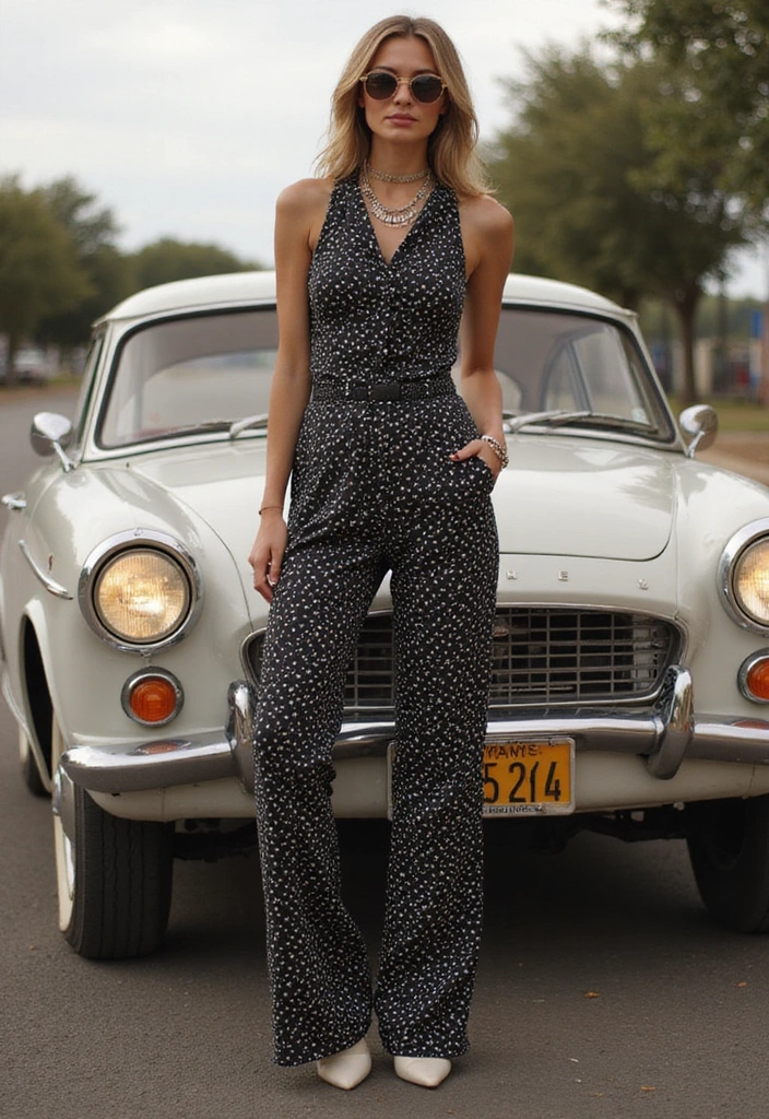 28 Elegant Jumpsuits for Women That Will Elevate Your Wardrobe! - 9. Vintage Vibes with Retro Jumpsuits