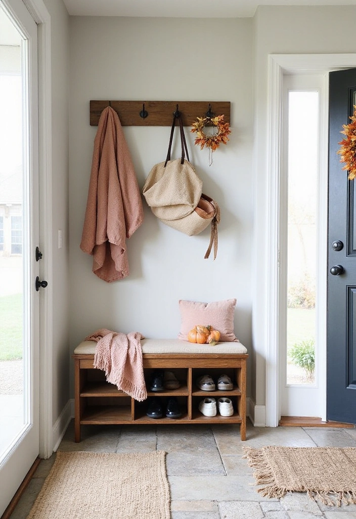 Cozy Meets Chic: Fall Decor Trends for 2025 You’ll See Everywhere - 20. Functional Entryway Solutions