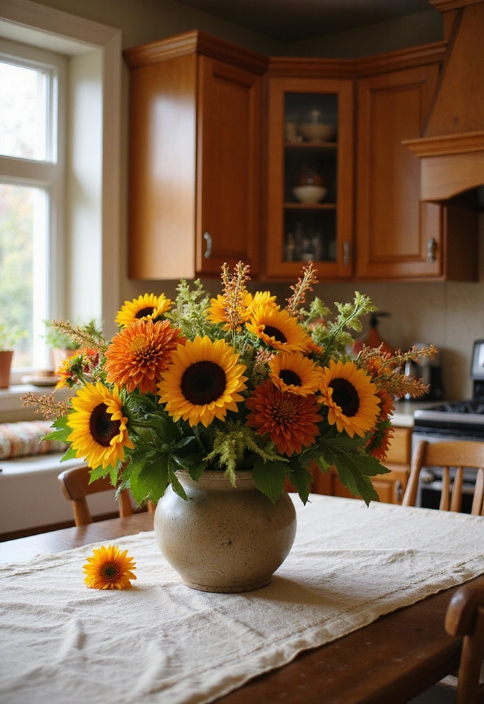 Cozy Meets Chic: Fall Decor Trends for 2025 You’ll See Everywhere - 31. Seasonal Floral Arrangements