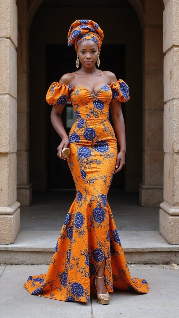 Snatched in Ankara: Top African Print Styles That Celebrate Your Hourglass Silhouette - 1. The Classic Wrap Dress