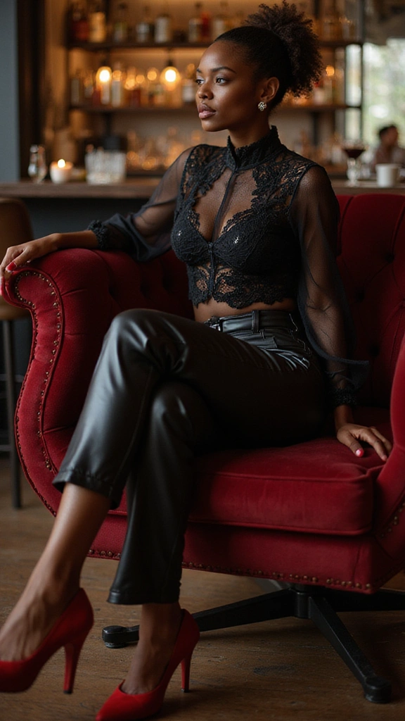 16 Stunning Blouse Designs That Will Make You the Center of Attention! - 3. Vintage Lace Thoughts