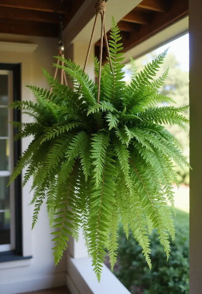 20 Stunning Plants for Your Front Porch That Are Stylish and Low-Maintenance (You’ll Love #11!) - 4. Ferns