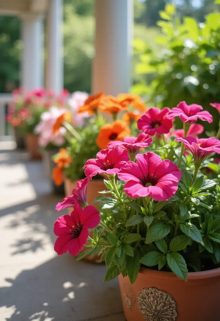20 Stunning Plants for Your Front Porch That Are Stylish and Low-Maintenance (You’ll Love #11!) - 5. Petunias