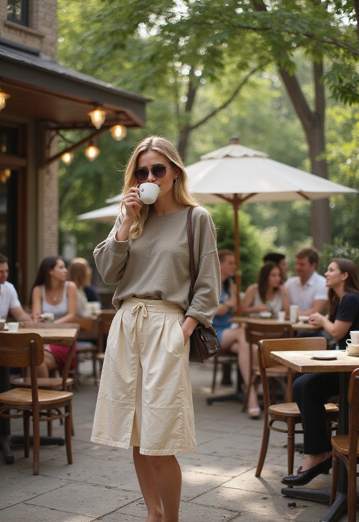 20 Stunning Summer Outfit Ideas to Inspire Your Wardrobe (You’ll Want to Steal #10!) - 13. Relaxed Fit Skirts