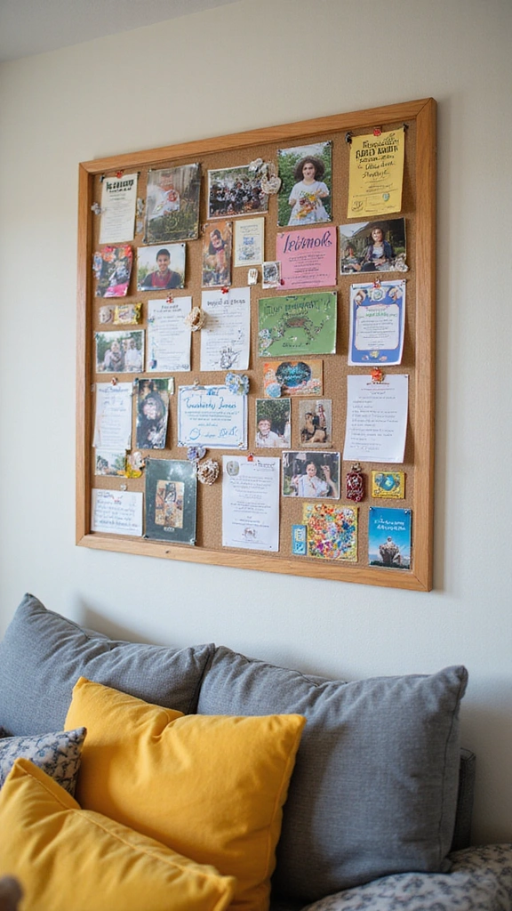 25 Kids' Room Decor Ideas That'll Grow with Your Child (They’ll Thank You for #8!) - 19. Memory Board