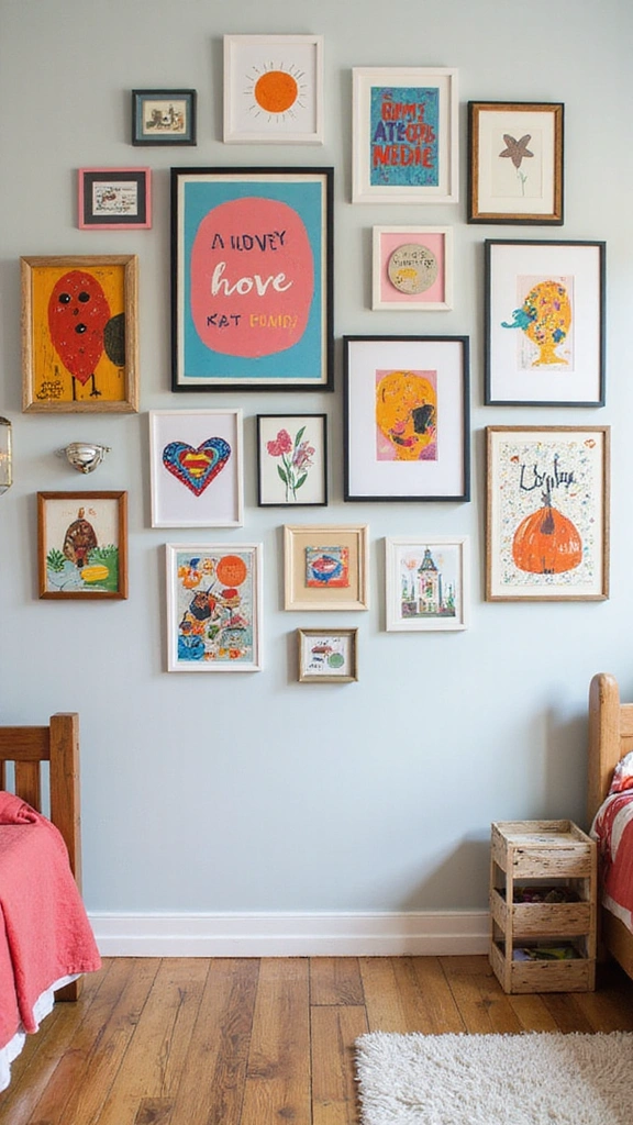 25 Kids' Room Decor Ideas That'll Grow with Your Child (They’ll Thank You for #8!) - 2. Wall Art That Tells a Story