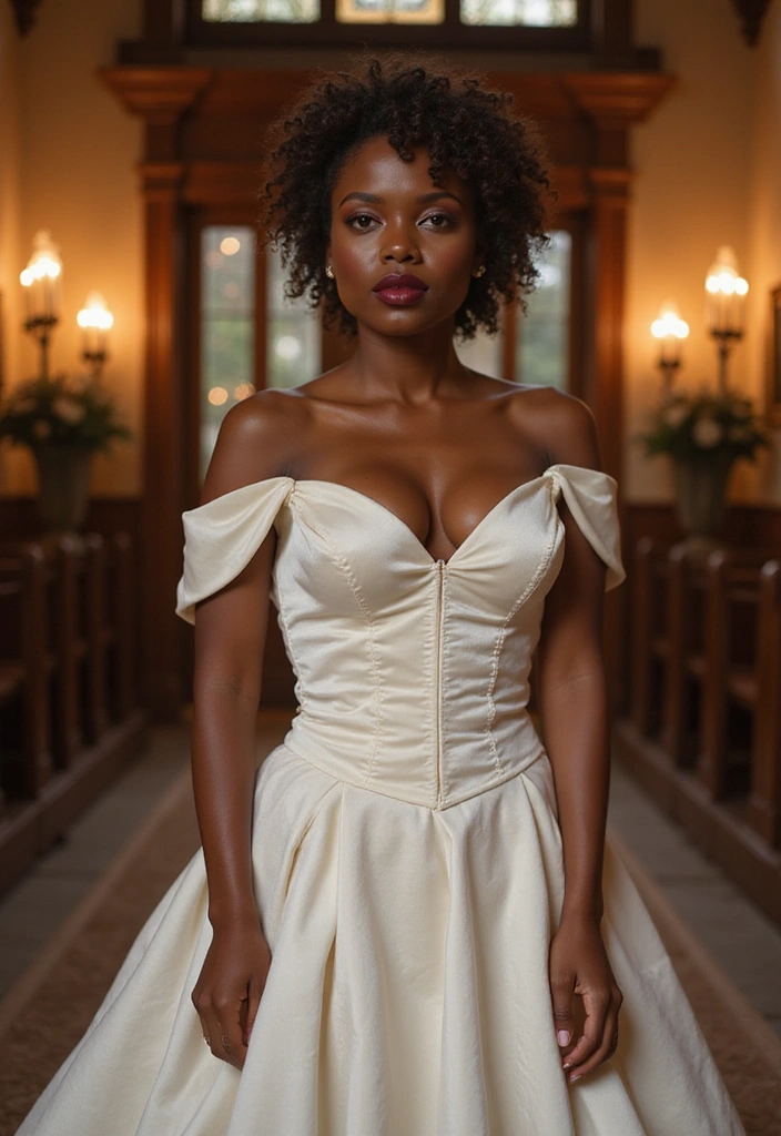 Melanin & Matrimony: Stunning Wedding Dresses on Black Women - 12. Velvet Vows
