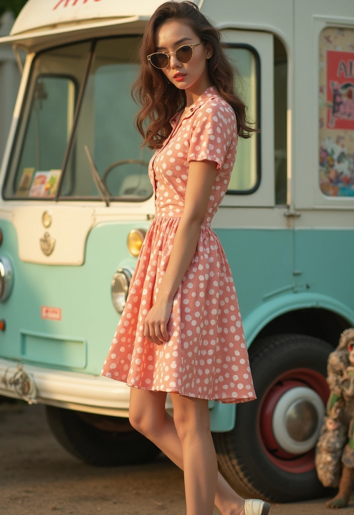 Sunset Glam: Summer Party Looks That Steal the Spotlight - 20. Vintage-Inspired Pieces
