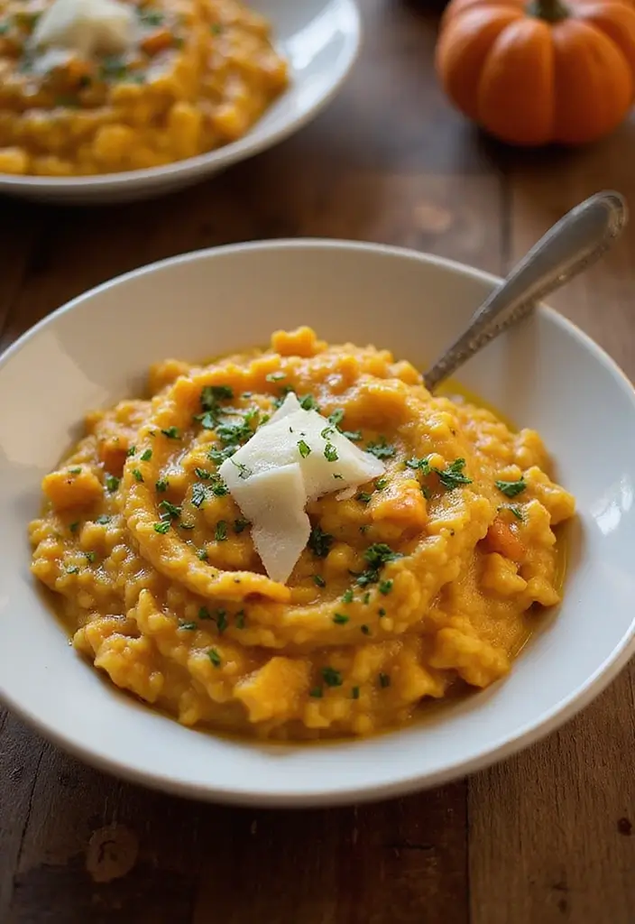 10 Thanksgiving Side Dishes That Might Outshine the Turkey - 10. Pumpkin Risotto