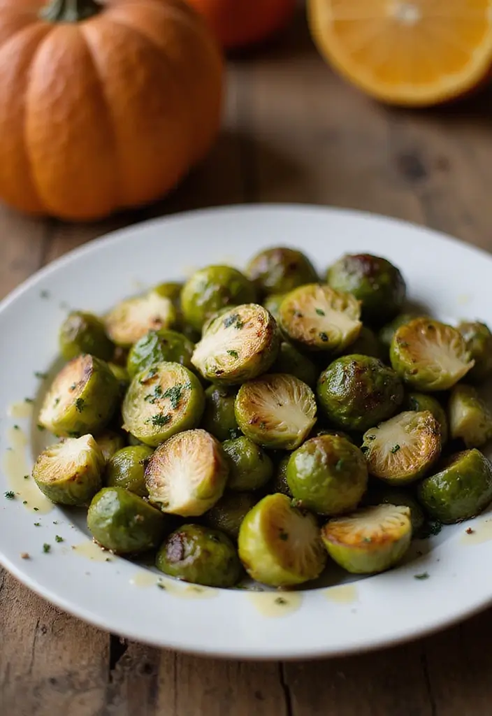 10 Thanksgiving Side Dishes That Might Outshine the Turkey - 3. Garlic Butter Roasted Brussels Sprouts