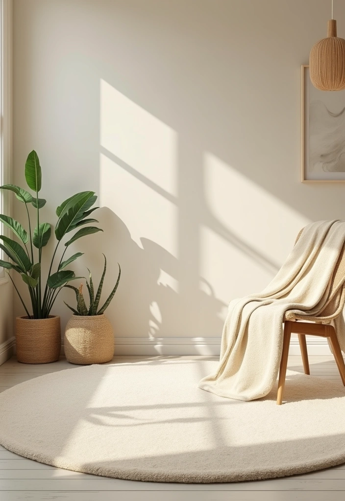 15 Stunning Rug Colors That Perfectly Match Your Walls (You Won't Believe #7!) - 1. Soft Cream to Match Pale Walls