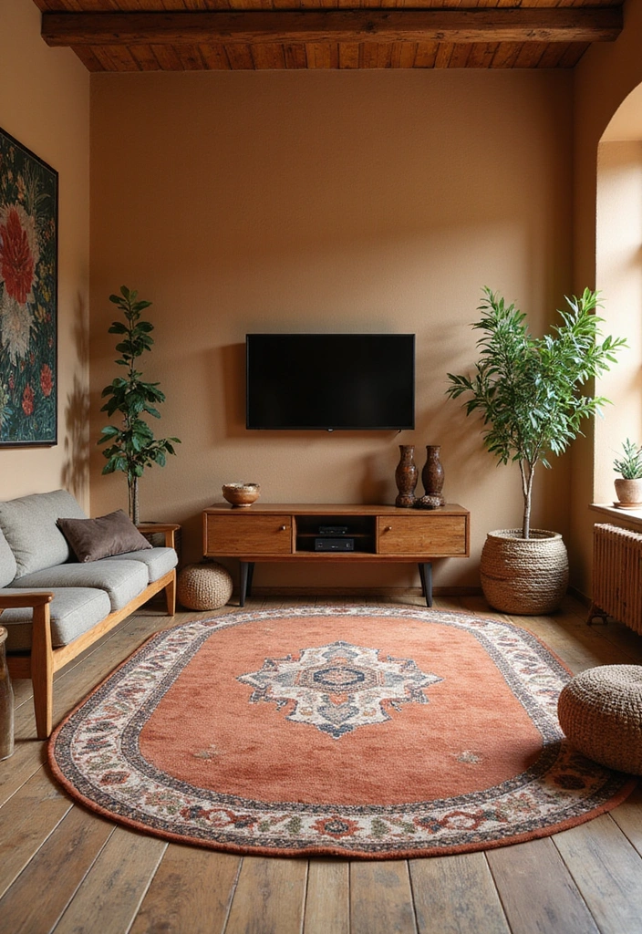 15 Stunning Rug Colors That Perfectly Match Your Walls (You Won't Believe #7!) - 3. Earthy Terracotta for Warmth