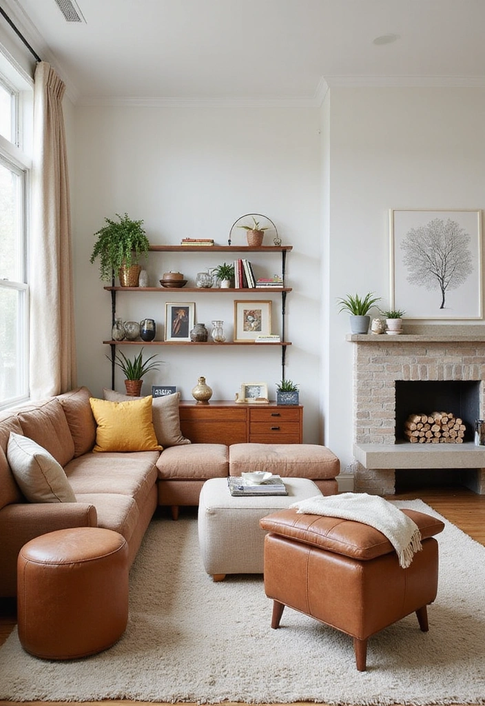 18 Stunning Colorful Mid Century Modern Living Room Designs That Will WOW Your Guests! - 13. Function Meets Style