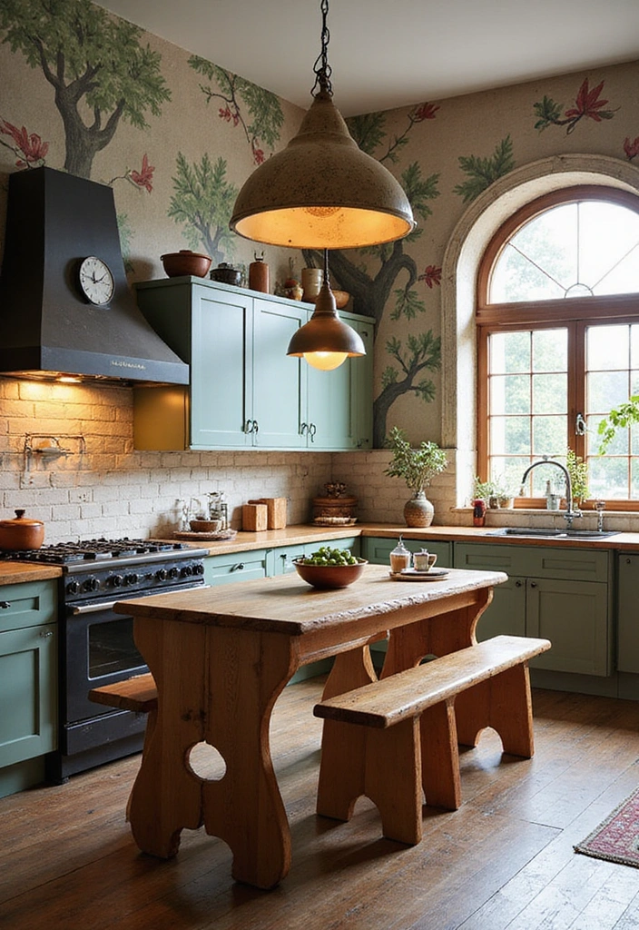 30 Bohemian Kitchen Designs That Will Make You Swoon (You Won't Believe #12!) - 22. Whimsical Elements