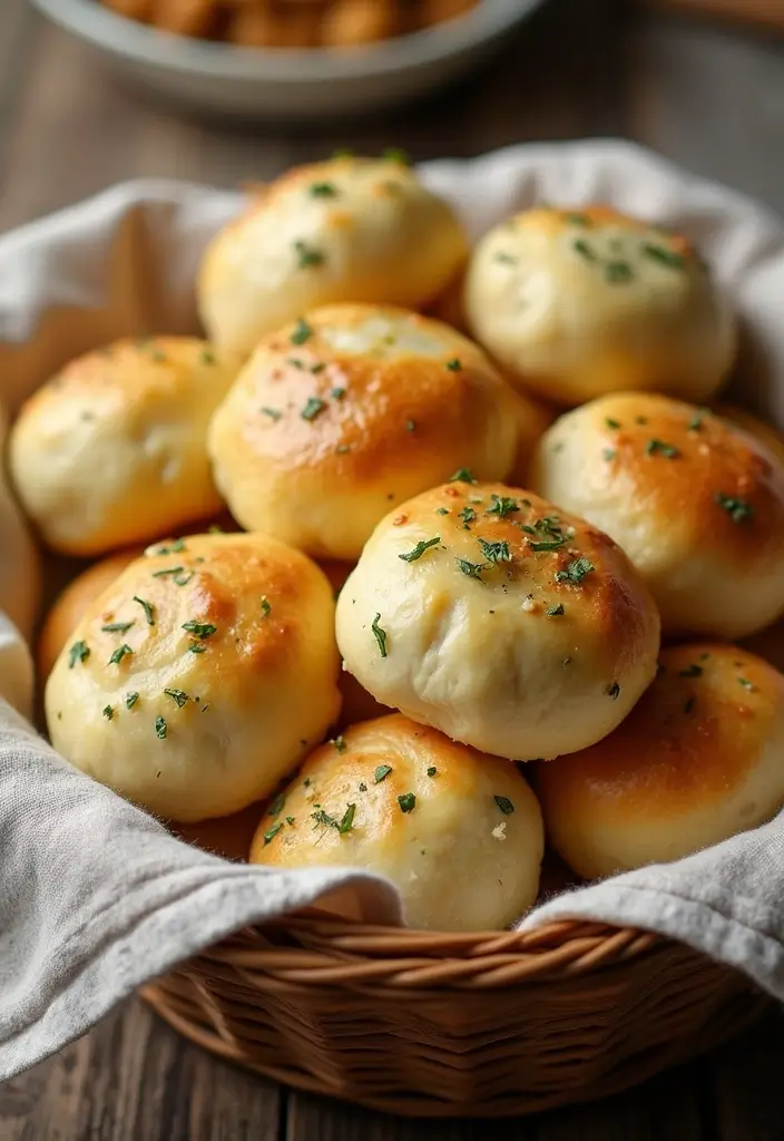 How to Wow Your Guests with 10 Delicious Thanksgiving Recipes - 7. Garlic Bread Rolls