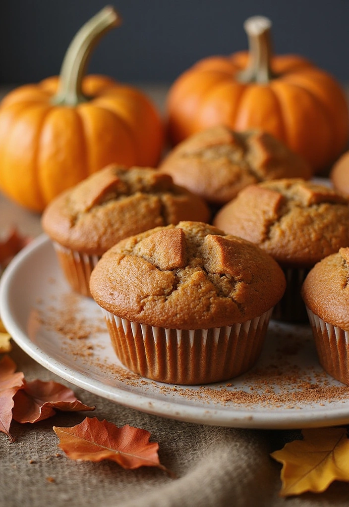 15 Easy Baking Recipes That Will Make You the Star of Any Gathering! - 12. Pumpkin Spice Muffins