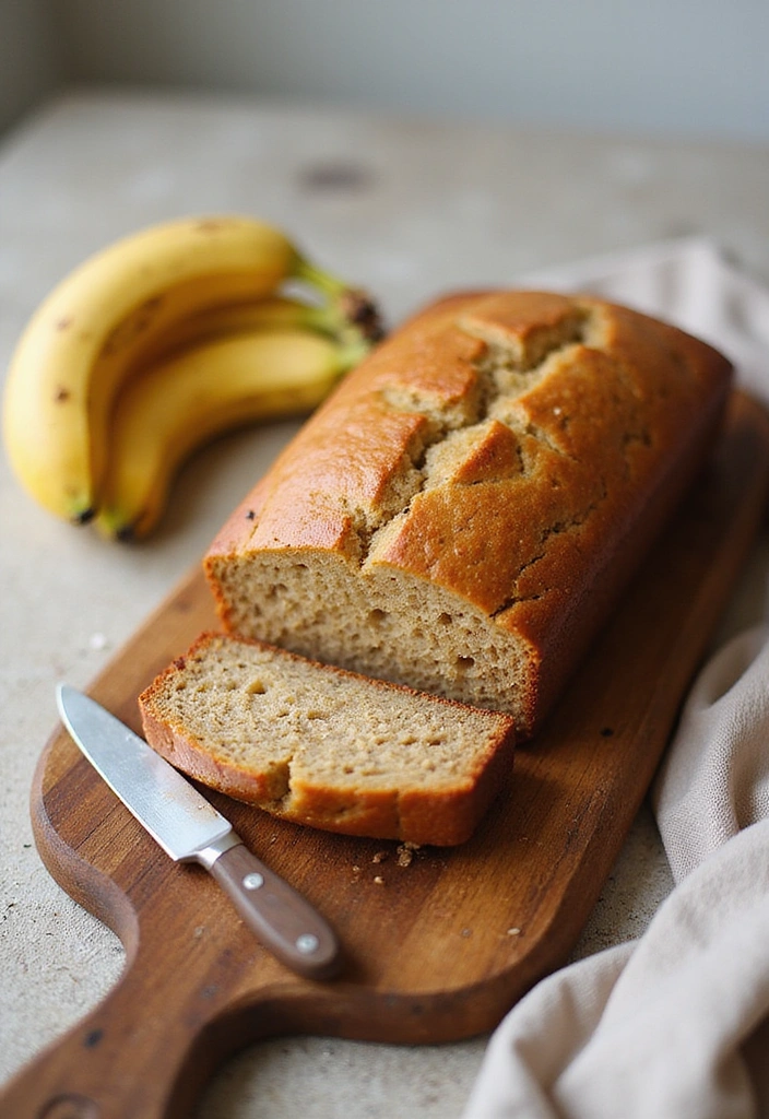 15 Easy Baking Recipes That Will Make You the Star of Any Gathering! - 2. Fluffy Banana Bread