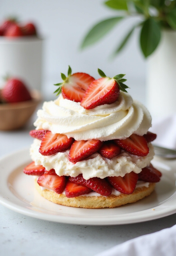 15 Easy Baking Recipes That Will Make You the Star of Any Gathering! - 9. Strawberry Shortcake