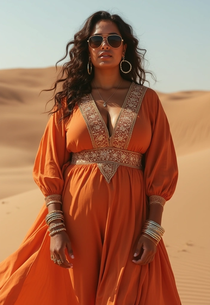 17 Curvy Styles That'll Make You Feel Like a Goddess (You Won't Believe #6!) - 4. Desert Goddess