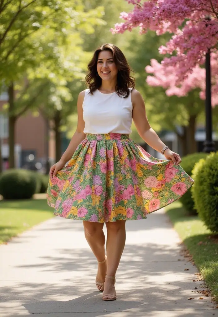 17 Curvy Styles That'll Make You Feel Like a Goddess (You Won't Believe #6!) - 7. Curvy-Friendly Skirts
