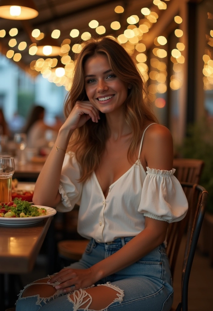 19 Casual Women's Fashion Outfits That Are Perfect for Any Weekend Adventure! - 13. Casual Yet Chic White Blouse