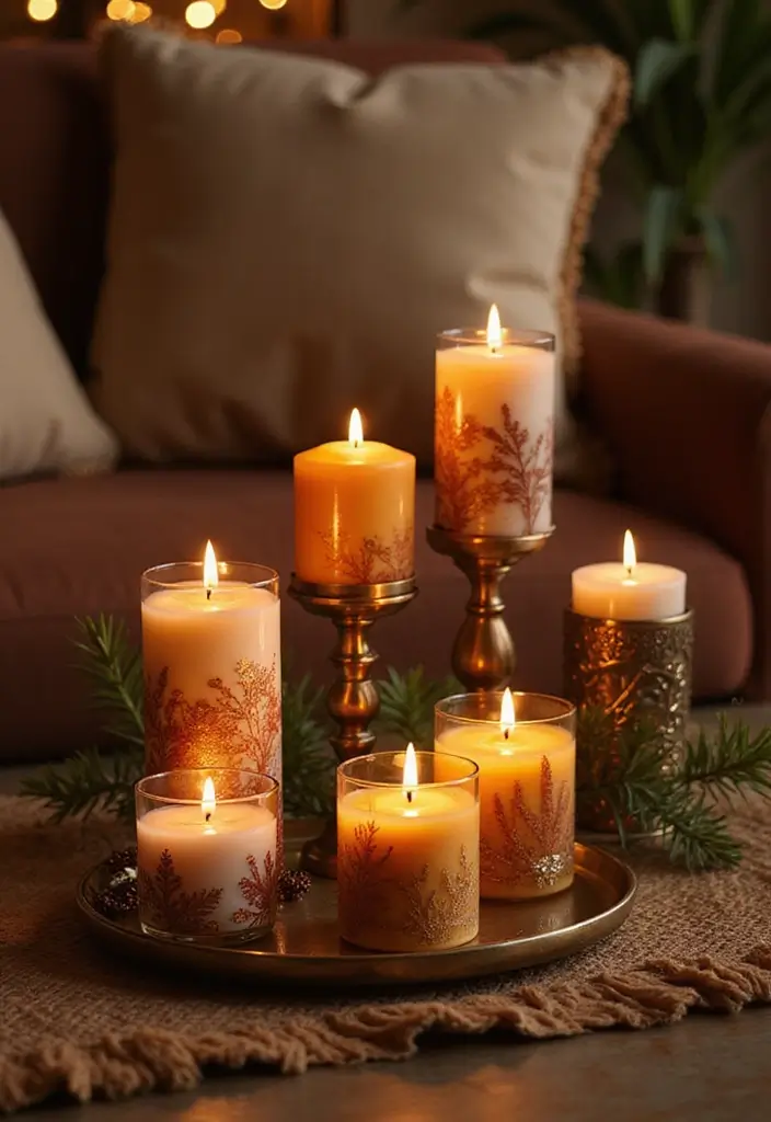 19 Cozy Holiday Home Decor Ideas That Will Make You Want to Snuggle Up! (Idea #7 Is Pure Magic!) - 4. Scented Candles