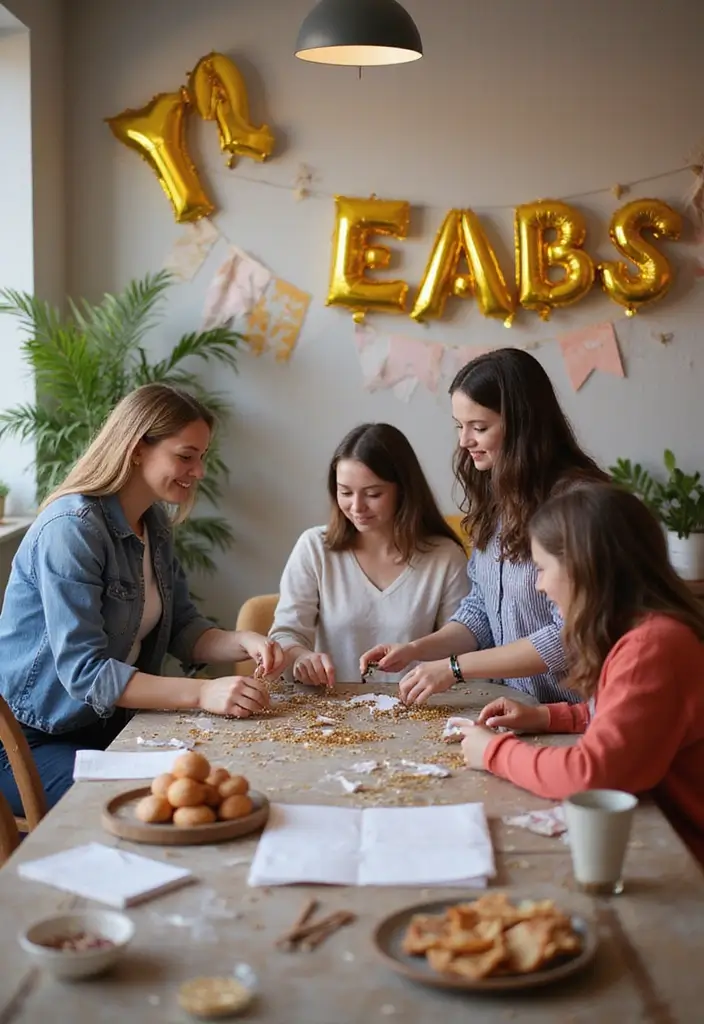 25 Epic New Year's Party Ideas to Ring in the New Year with Style (Don't Miss #10!) - 12. Crafty New Year's Decorations