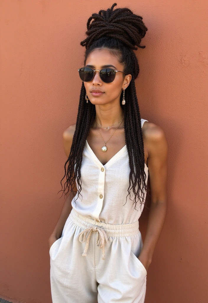 26 Stunning Boho Braids for Long Hair That Will Turn Heads Everywhere! - 15. Braided Bun