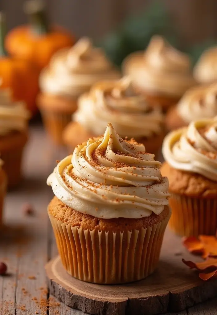 Discover 20 Thanksgiving Cupcake Ideas That Are Almost Too Cute to Eat! - 5. Sweet Potato Cupcakes