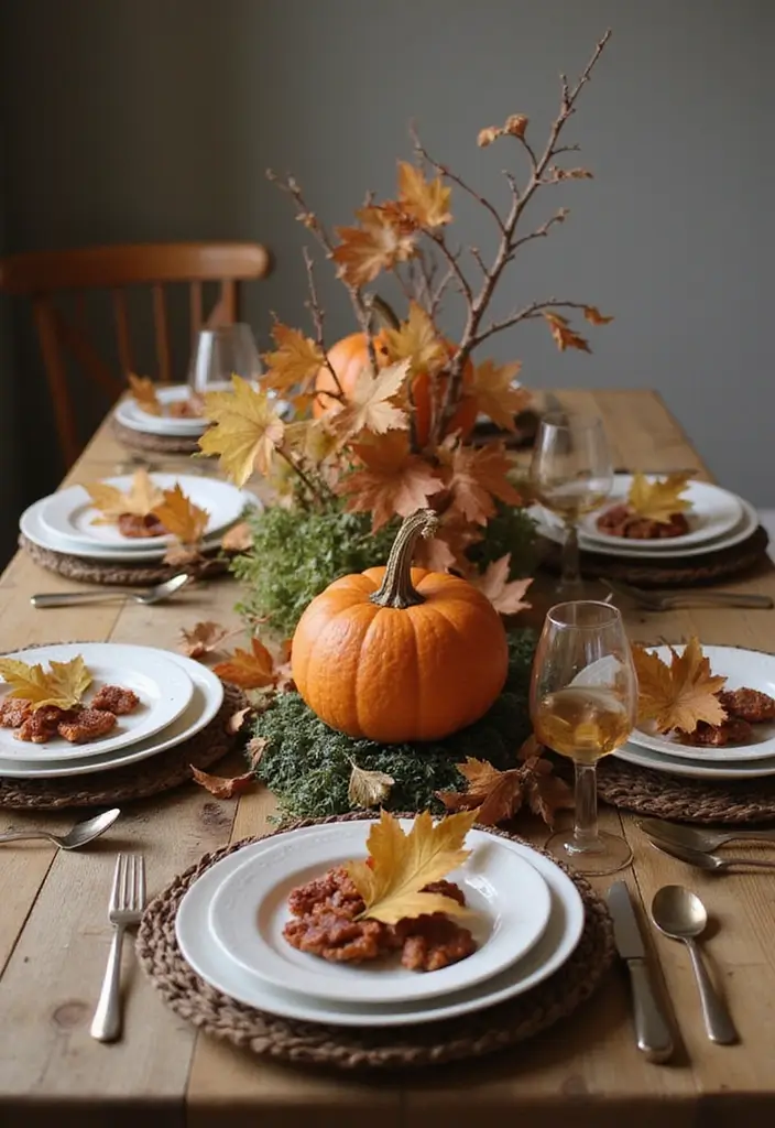 15 Genius Thanksgiving Table Decor Ideas You Can Steal From Fall Weddings - 4. Natural Elements