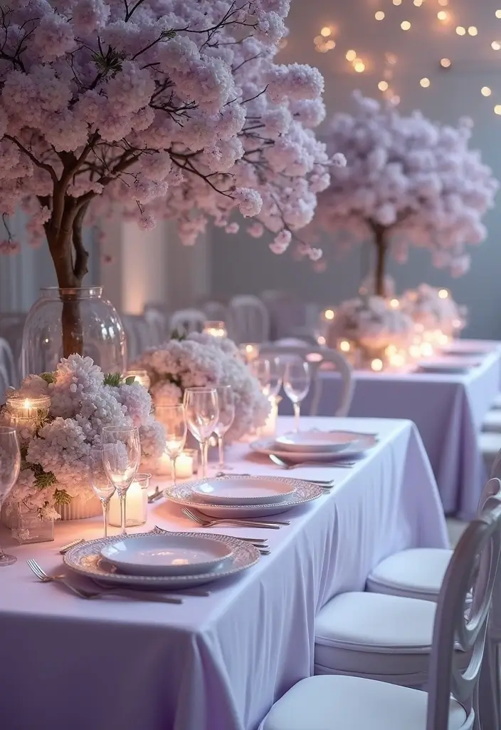 32 Gorgeous Fall Wedding Colors for Your Special Day! - 26. Silver and Lavender
