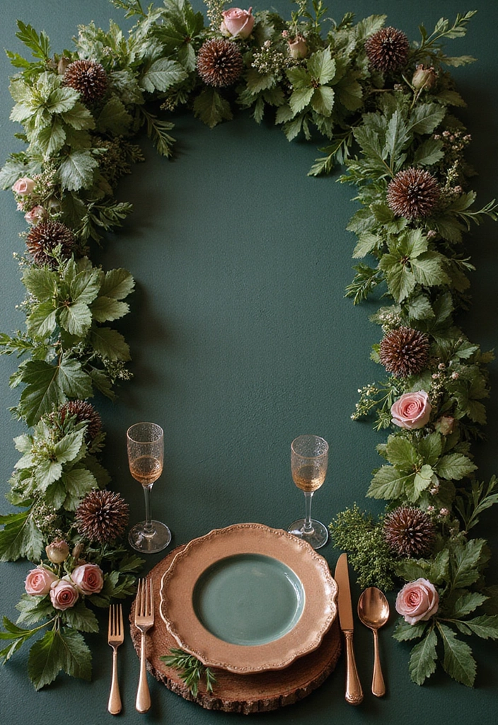 32 Gorgeous Fall Wedding Colors for Your Special Day! - 3. Forest Green and Copper