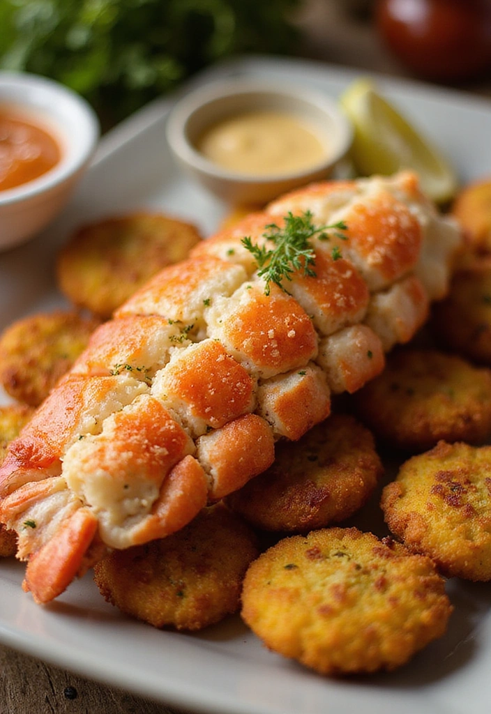 15 Irresistible Lobster Tail Recipes That Will Make You the Star Chef! - 11. Lobster Tail and Sweet Corn Fritters