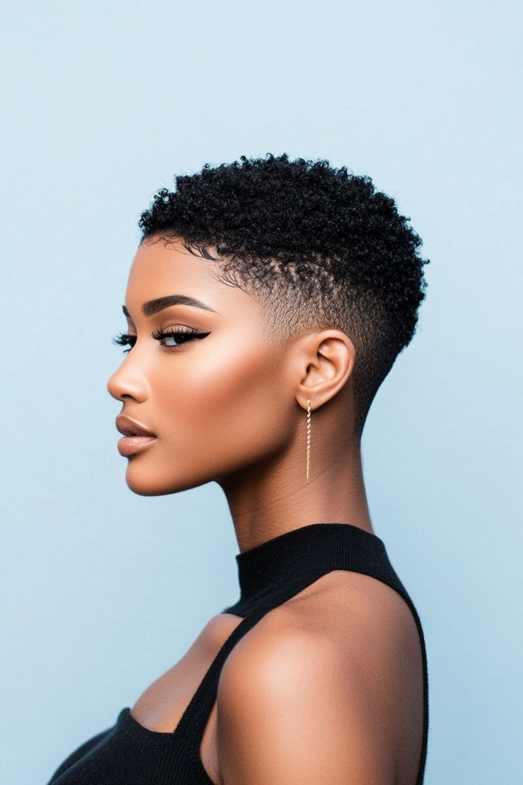 20 Stunning Natural Hair Cuts for Black Women That Will Turn Heads! - Classic Natural Blowout