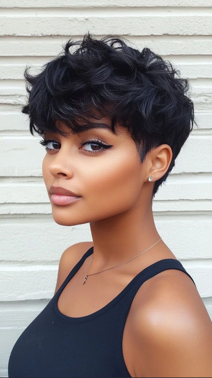 20 Stunning Natural Hair Cuts for Black Women That Will Turn Heads! - Timeless Wavy Lob