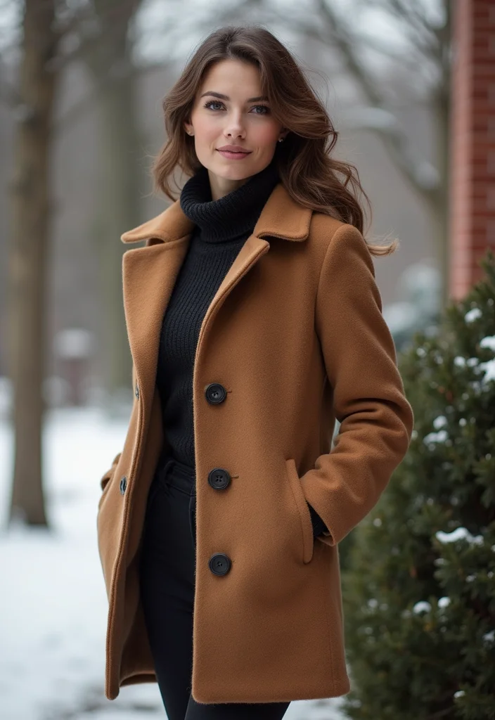 40 Stylish Winter Outfits You'll Fall in Love With (Wait Until You See #17!) - 38. Timeless Wool Coats