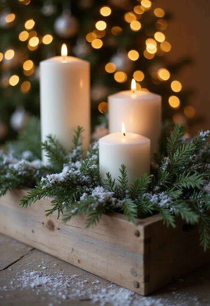 50 Stunning Christmas Centerpiece Ideas You Can Create This Holiday Season! - 1. Elegant Evergreen Arrangement