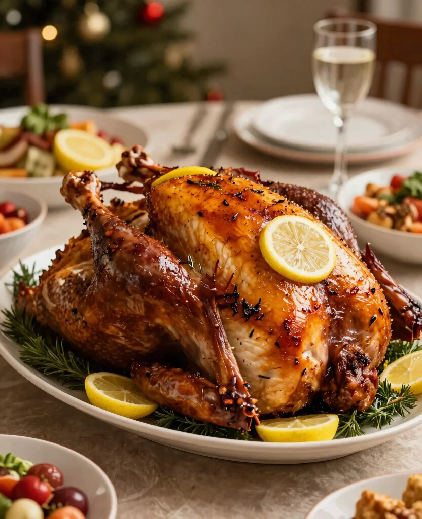11 Mouth-Watering Christmas Turkey Recipes That Will Steal the Show! - 11. Lemon and Herb Brined Turkey