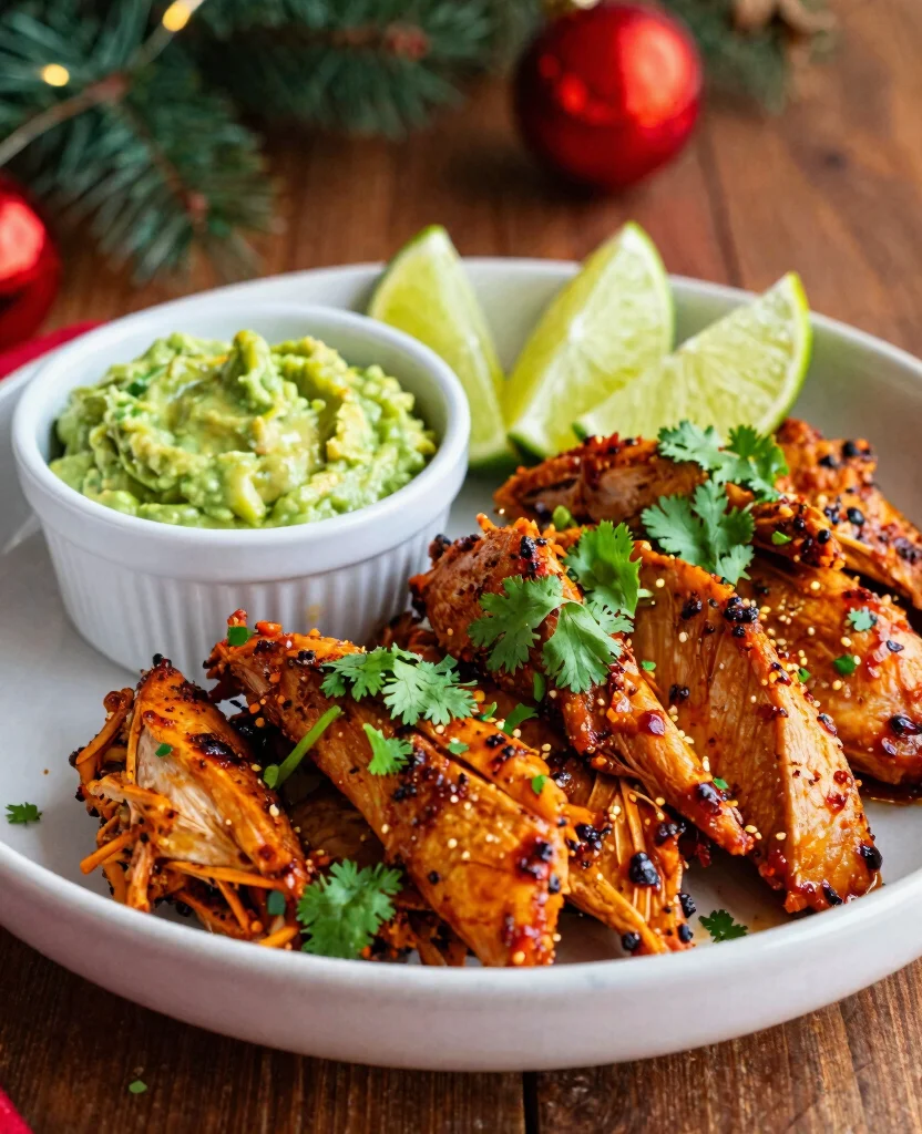 11 Mouth-Watering Christmas Turkey Recipes That Will Steal the Show! - 3. Spicy Chipotle Turkey with Avocado Cream