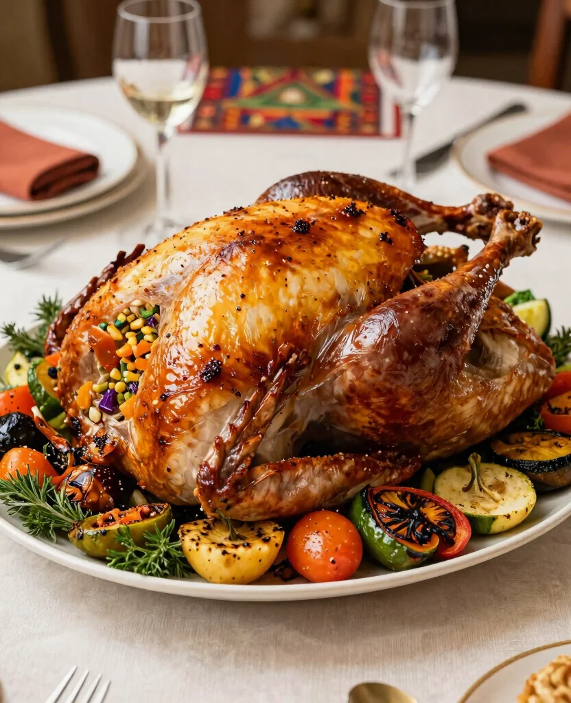 11 Mouth-Watering Christmas Turkey Recipes That Will Steal the Show! - 4. Mediterranean Stuffed Turkey