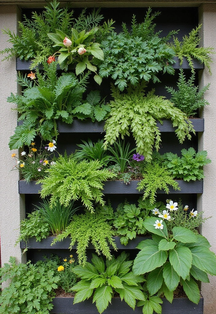 22 Beautiful Patio Decor Ideas That Will Make You the Envy of the Neighborhood! - 6. Vertical Gardens