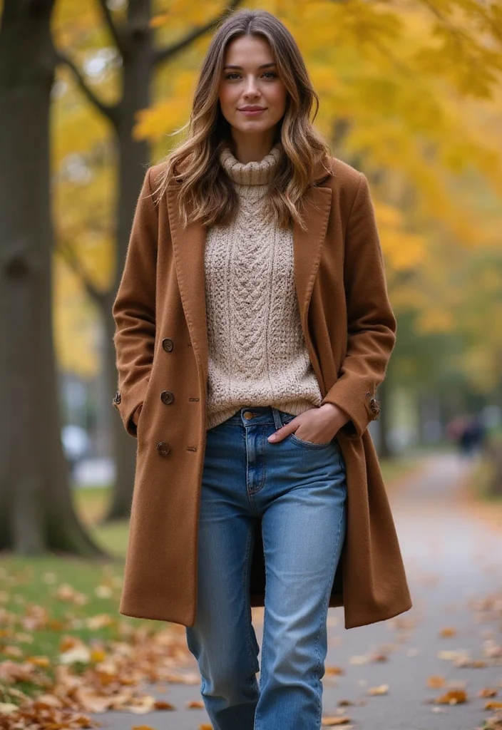 23 Chic & Trendy Long Coat Outfits for Fall & Winter That You'll Absolutely Adore! - 2. Oversized Cozy for Casual Vibes