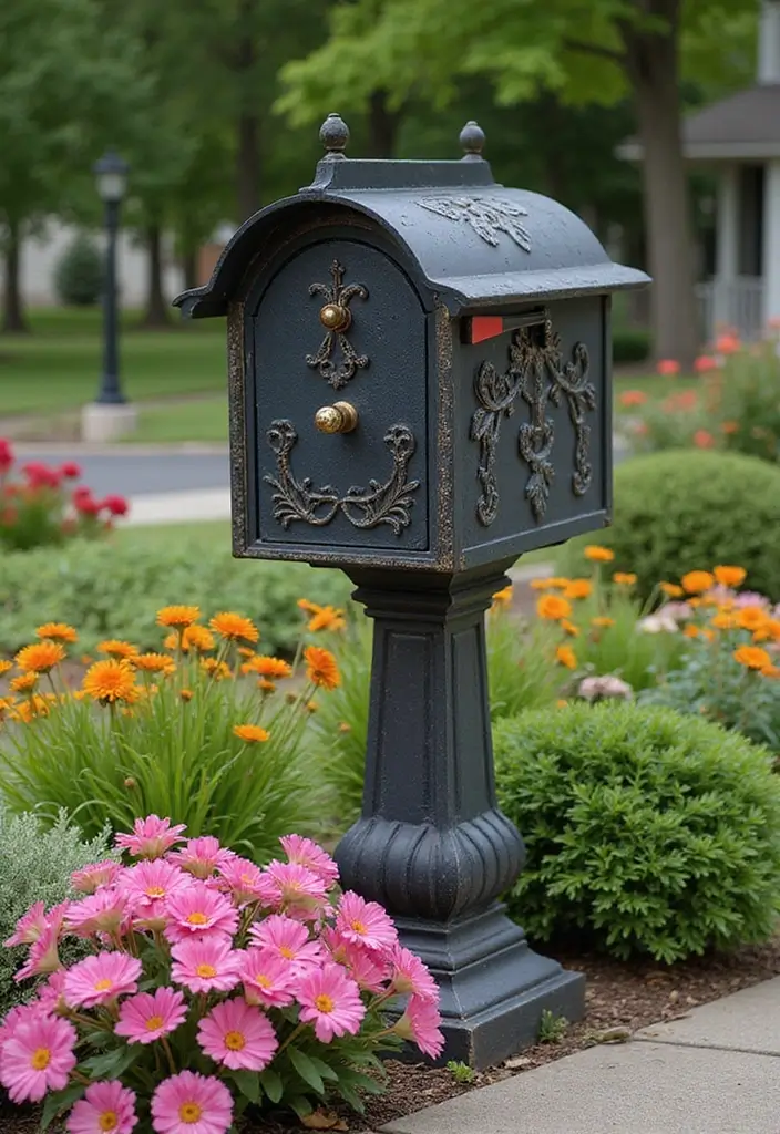 25 Curb Appeal Tips That Real Estate Pros Swear By (Transform Your Home's First Impression!) - 11. Stylish Mailbox