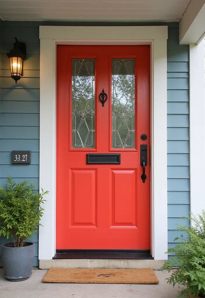 25 Curb Appeal Tips That Real Estate Pros Swear By (Transform Your Home's First Impression!) - 5. Eye-Catching Front Door
