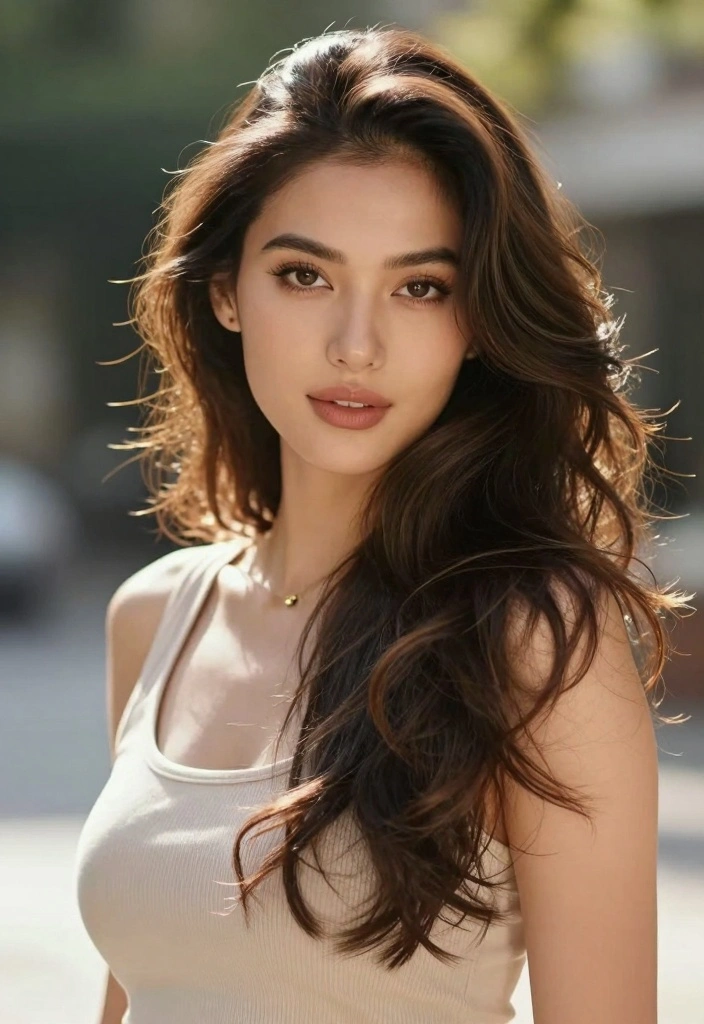 32 Chic Hairstyles for Women That Are Bold and Beautiful (#23 Is a Showstopper!) - 15. Half-Up Half-Down